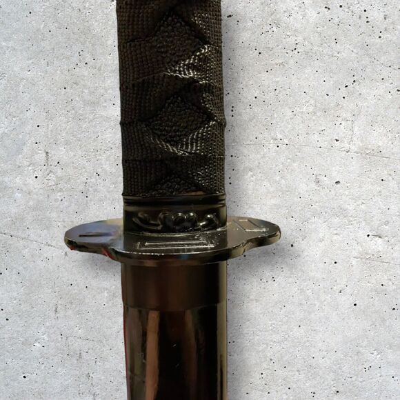 2 Set Of Black Emperor Katana Sword with Scabbard Tomahawk Carbon Steel - Picture 9 of 12